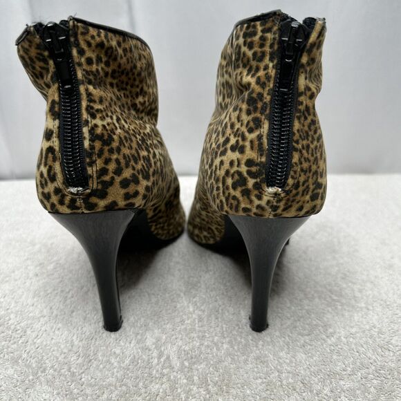 Carlos Santana Women's Ankle Boot Pizazz Bootie Animal Leopard Print 7M - Picture 4 of 11